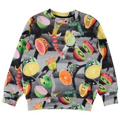 Свитшот Molo размер 92, черный/разноцветный