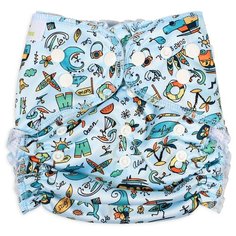 GlorYes! подгузник для плавания (3-18 кг) 1 шт. серф лагерь