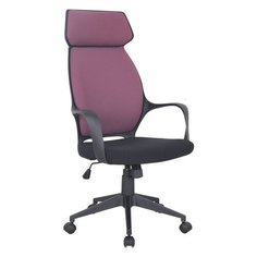 Компьютерное кресло Brabix Galaxy EX-519 для руководителя, обивка: текстиль, цвет: черный/терракотовый