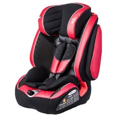 Автокресло группа 1/2/3 (9-36 кг) Bewell Sunrise BW02-TT, черный/красный