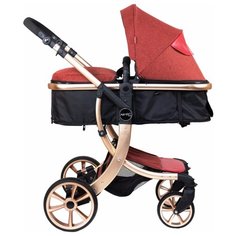 Коляска-трансформер Farfello Aimile 608-02-C C6 (BORDO)
