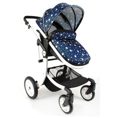 Коляска-трансформер Farfello Aimile 608-01-C Stars, цвет шасси: белый