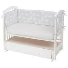 Leader Kids бортик Зайчики серый