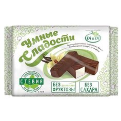 Пастила Умные сладости с ароматом ванили в кондитерской глазури, со стевией 175 г