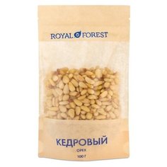 Кедровый орех ROYAL FOREST очищенный бумажный пакет 100 г