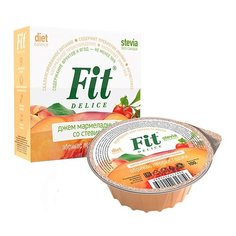 Джем Fit Delice Абрикос, персик, годжи со стевией, контейнер 100 г