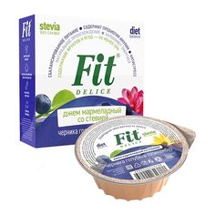 Джем Fit Delice Черника, голубика, топинамбур со стевией, контейнер 100 г