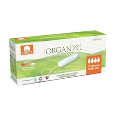 Organyc тампоны Super Plus без аппликатора 16 шт.