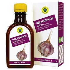 Компас Здоровья Масло льняное Чесночное 0.2 л