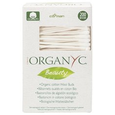 Ватные палочки Organyc Beauty из органического хлопка 200 шт. коробка
