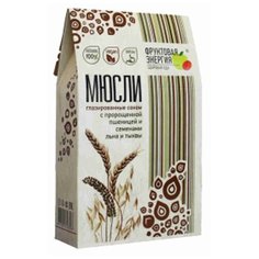 Готовый завтрак Белое Дерево глазированные соком с пророщенной пшеницей, семенами льна, тыквы, коробка, 310 г