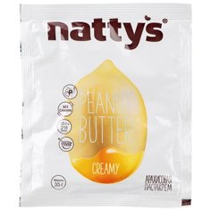 Nattys Паста-крем арахисовая Creamy с медом 35 г