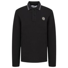Поло Stone Island размер 116, черный