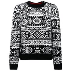 Джемпер Ralph Lauren размер 174, белый/черный