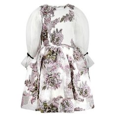 Платье David Charles размер 128, белый/розовый/цветочный принт