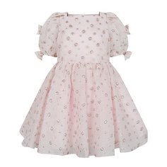 Платье David Charles размер 116, розовый/горошек