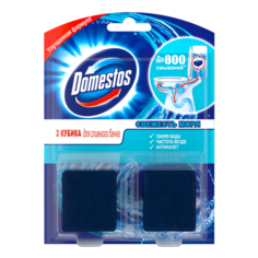 Domestos кубик для сливного бачка Свежесть моря 0.05 кг 2 шт.