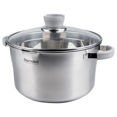 Кастрюля Rondell Favory 5,6 л, стальной