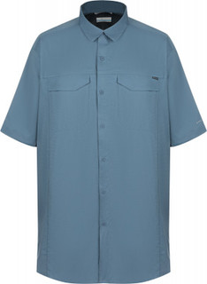 Рубашка с коротким рукавом мужская Columbia Silver Ridge Lite, Plus Size, размер 60-62