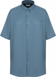 Рубашка с коротким рукавом мужская Columbia Silver Ridge Lite, Plus Size, размер 60-62