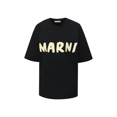 Хлопковая футболка Marni