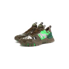 Комбинированные кроссовки Valentino Garavani Rockrunner Plus Valentino