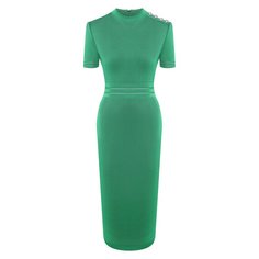 Платье из вискозы Balmain