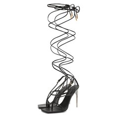 Кожаные босоножки Versace