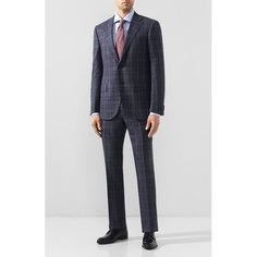 Костюм из смеси шерсти и шелка Corneliani