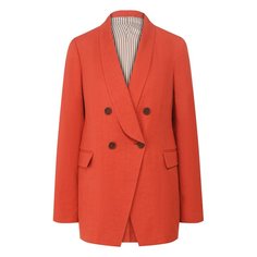 Жакет из смеси льна и хлопка Brunello Cucinelli