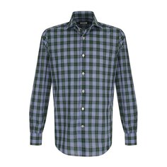 Хлопковая рубашка с воротником кент Kiton