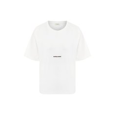 Хлопковая футболка Saint Laurent