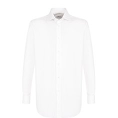 Хлопковая сорочка с воротником кент Brioni