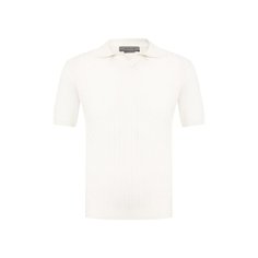 Поло из смеси шелка и хлопка Corneliani