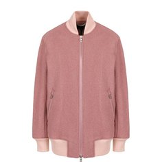 Шерстяной бомбер на молнии с контрастными манжетами Rag&Bone
