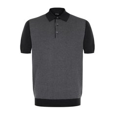 Хлопковое поло с короткими рукавами Kiton