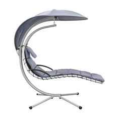 Гамак подвесной Bizzotto chaise серый 110х185х200