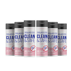 LOREN COSMETIC Набор антибактериальных гелей для рук Clean&Safe Сила Календулы