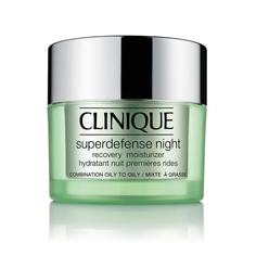 CLINIQUE Ночной восстанавливающий увлажняющий крем Superdefense Night Recovery Moisturizer для жирной и склонной к жирности кожи