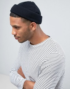 Черная шапка-бини ASOS DESIGN-Черный