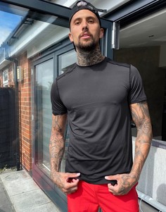 Серая футболка из переработанного полиэстера New Look SPORT-Серый