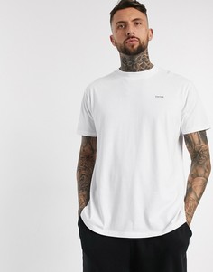 Oversized-футболка с принтом Night Addict-Белый