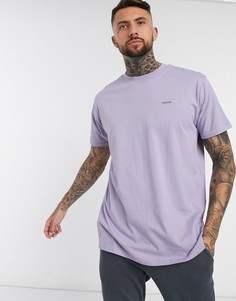 Oversized-футболка с принтом Night Addict-Фиолетовый