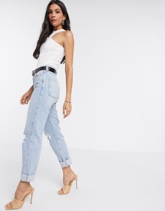 Боди белого цвета ASOS DESIGN-Белый