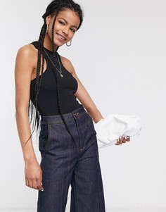 Черное боди ASOS DESIGN-Черный