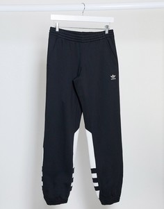 Черные спортивные штаны с логотипом adidas Originals adicolor-Черный