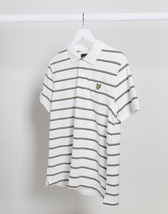 Футболка-поло в полоску Lyle & Scott-Белый