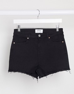 Черные джинсовые шорты Miss Selfridge-Черный