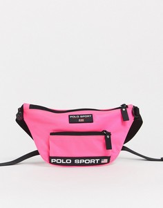 Розовая поясная сумка Polo Ralph Lauren-Розовый