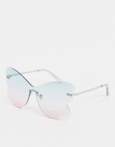 Солнцезащитные очки ASOS DESIGN-Серебряный